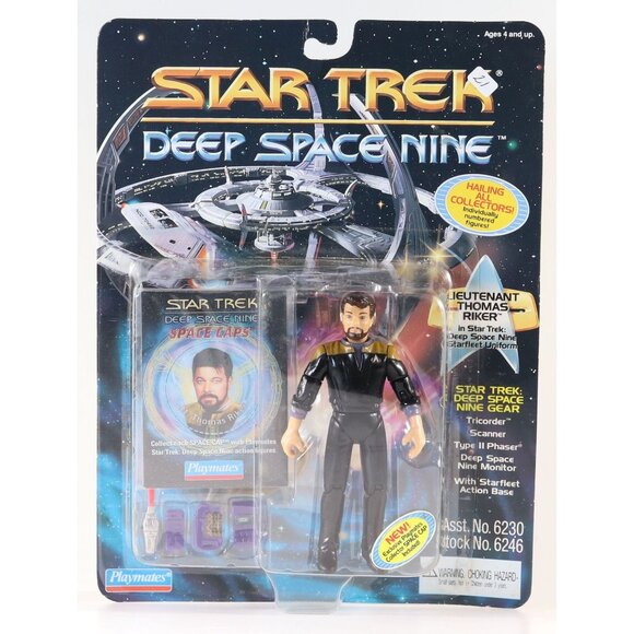 Star Trek Deep Space Nine Lieutenant Thomas Riker DS9 Uniform Figure 1994 - Picture 1 of 8